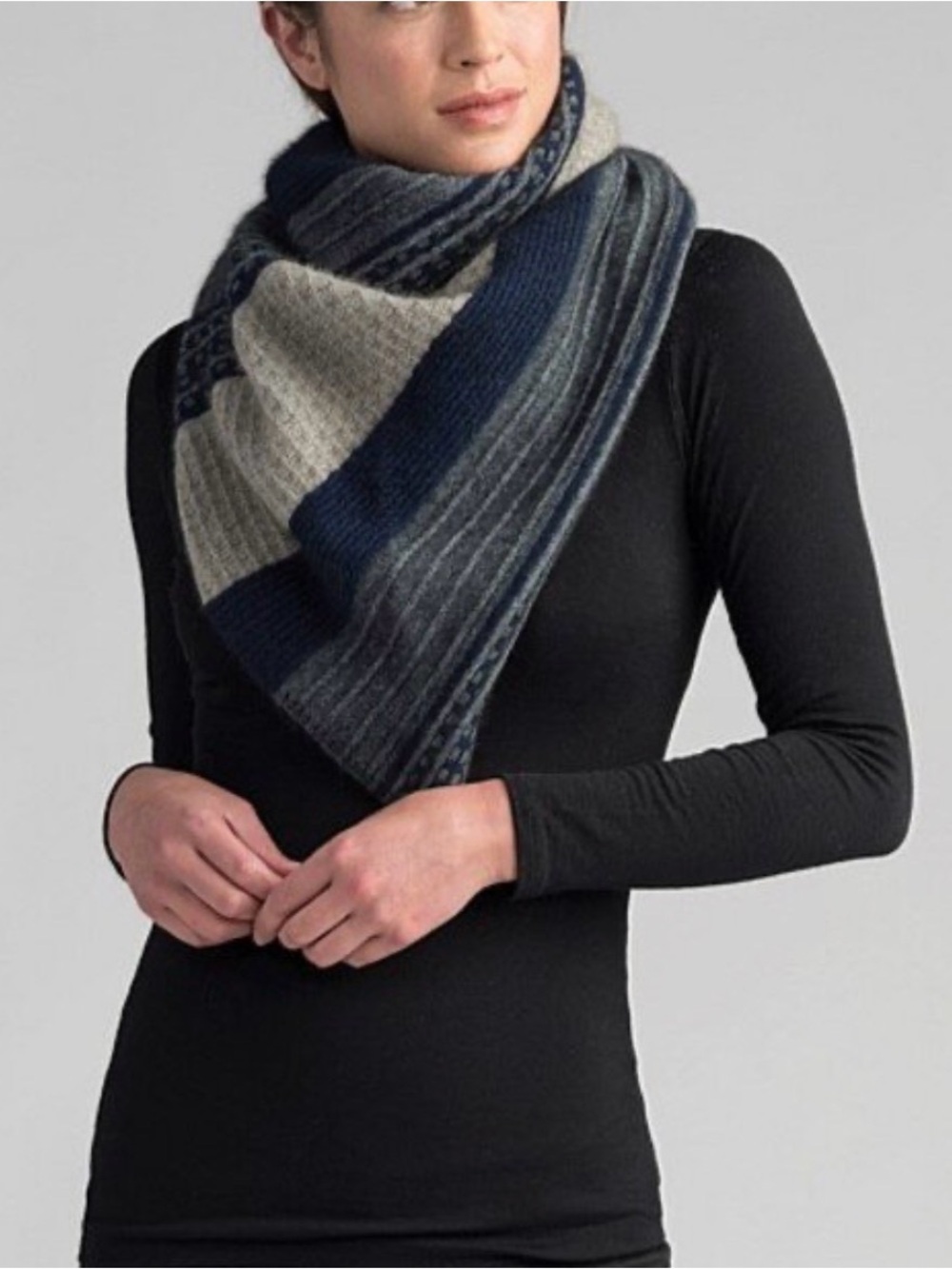 Merinomink River Shawl Scarf